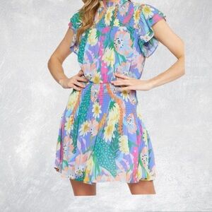 Entro Ruffle Dress Size Small